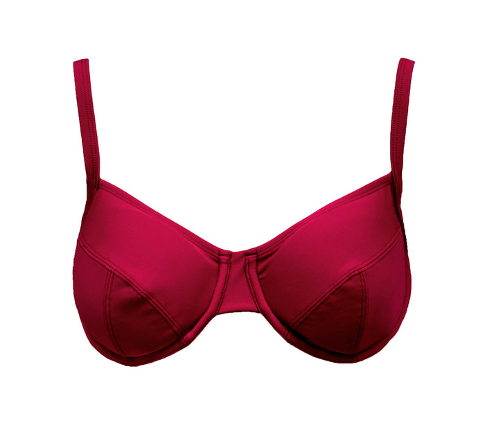 Confidence Underwire Balconette (DD to G Cup) ~ Mulberry