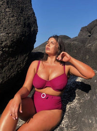 Confidence Underwire Balconette (DD to G Cup) ~ Mulberry