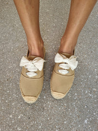 Lacey Espadrille Sneakers ~ Almond