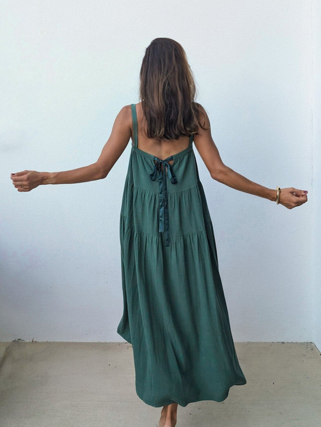 PRE-ORDER ~ FLORENCE MAXI DRESS ~ EMERALD