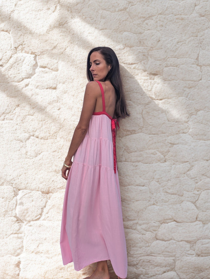 FLORENCE MAXI DRESS ~ PINK
