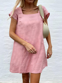 PRE-ORDER ~ ALBA MINI DRESS ~ BLUSH