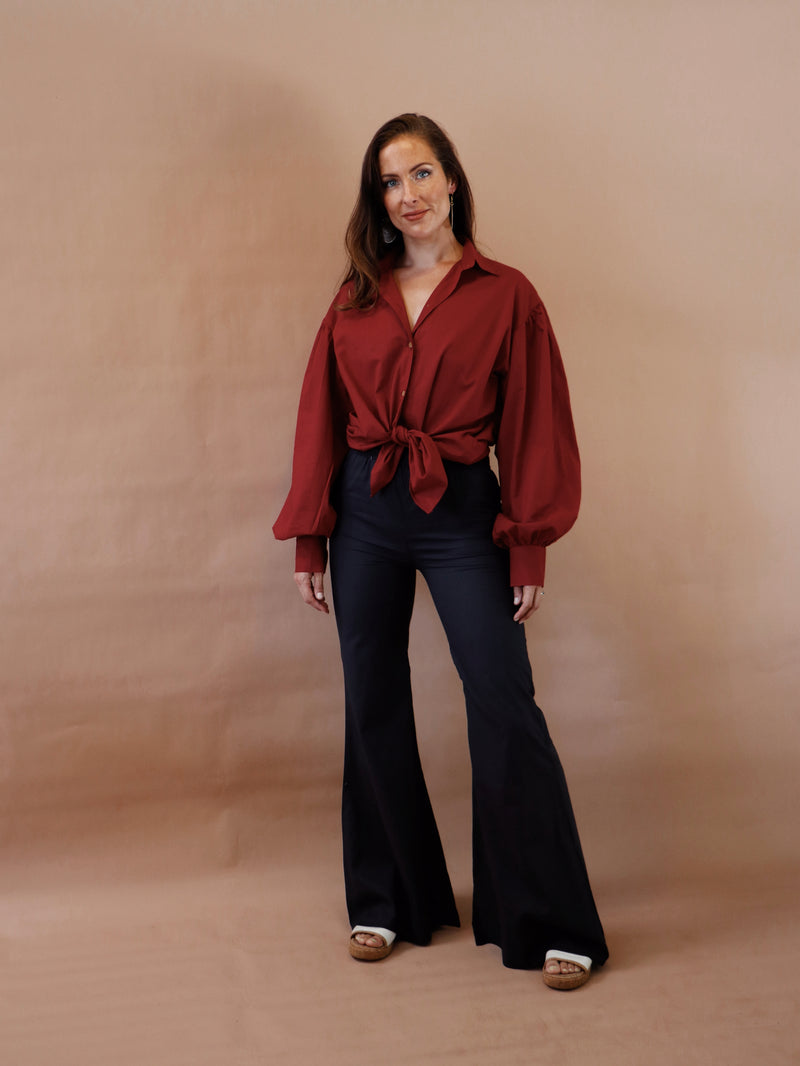 PREORDER ~ ELKA FLARE PANTS ~ ONYX