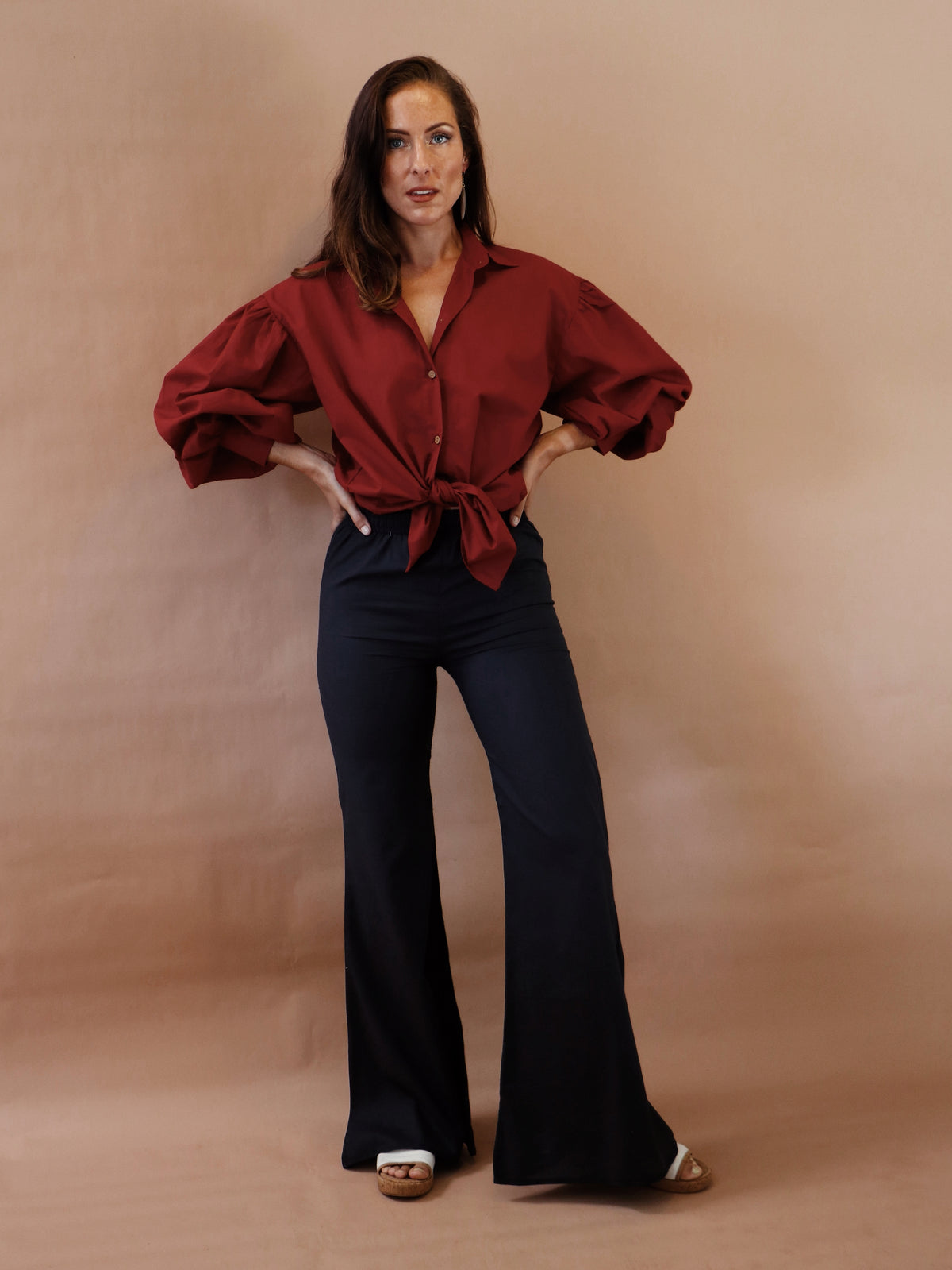 PREORDER ~ ELKA FLARE PANTS ~ ONYX