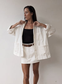 KORA COTTON JACKET ~ IVORY