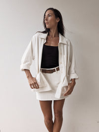 KORA COTTON JACKET ~ IVORY