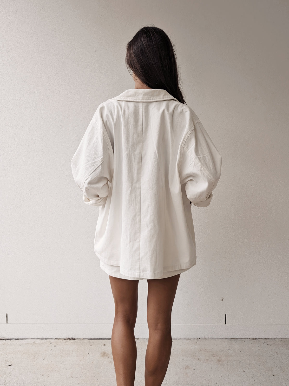 KORA COTTON JACKET ~ IVORY