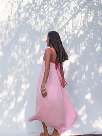 FLORENCE MAXI DRESS ~ PINK