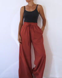 BEAU PANTS ~ CRIMSON