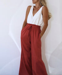BEAU PANTS ~ CRIMSON