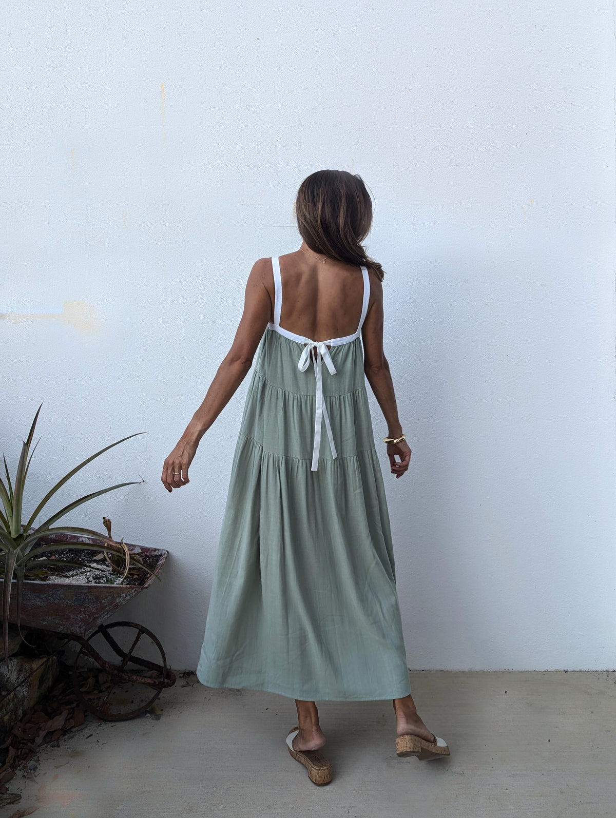 FLORENCE MAXI DRESS ~ SAGE