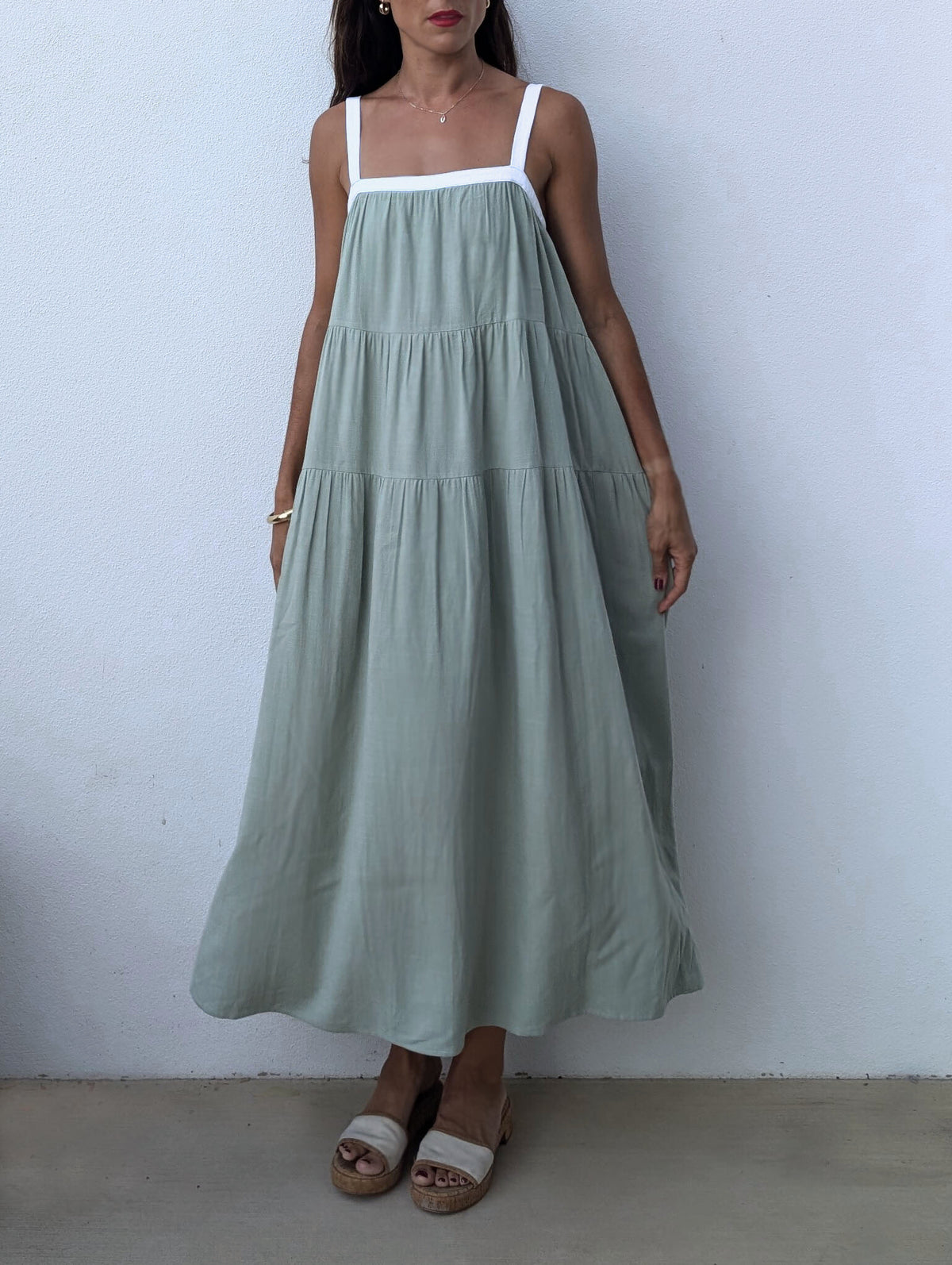 PRE-ORDER ~ FLORENCE MAXI DRESS ~ SAGE