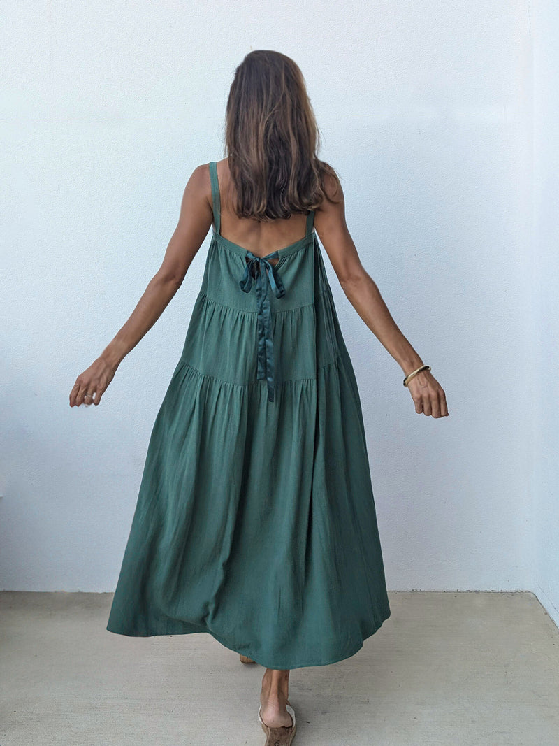 PRE-ORDER ~ FLORENCE MAXI DRESS ~ EMERALD