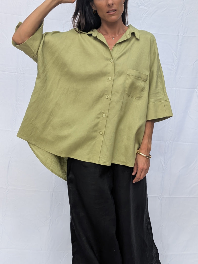 COAST SHIRT ~ PISTACHIO