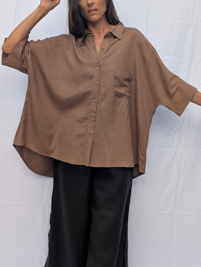 COAST SHIRT ~ MOCHA