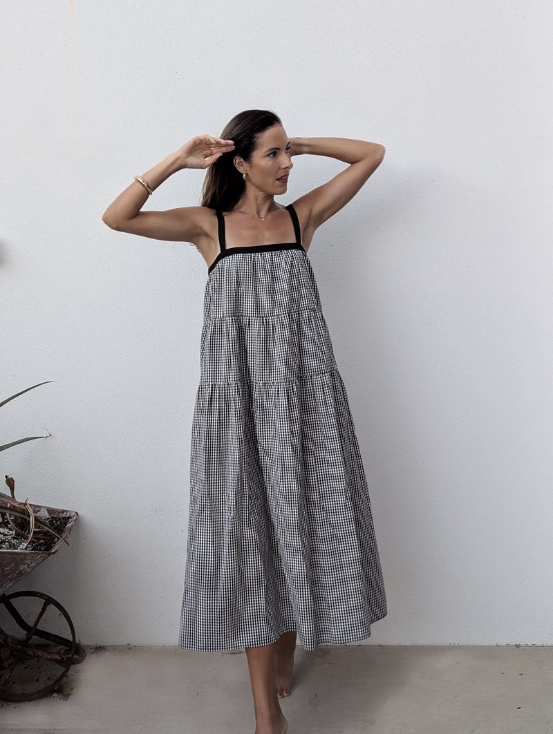 PRE-ORDER ~ FLORENCE MAXI DRESS ~ GINGHAM