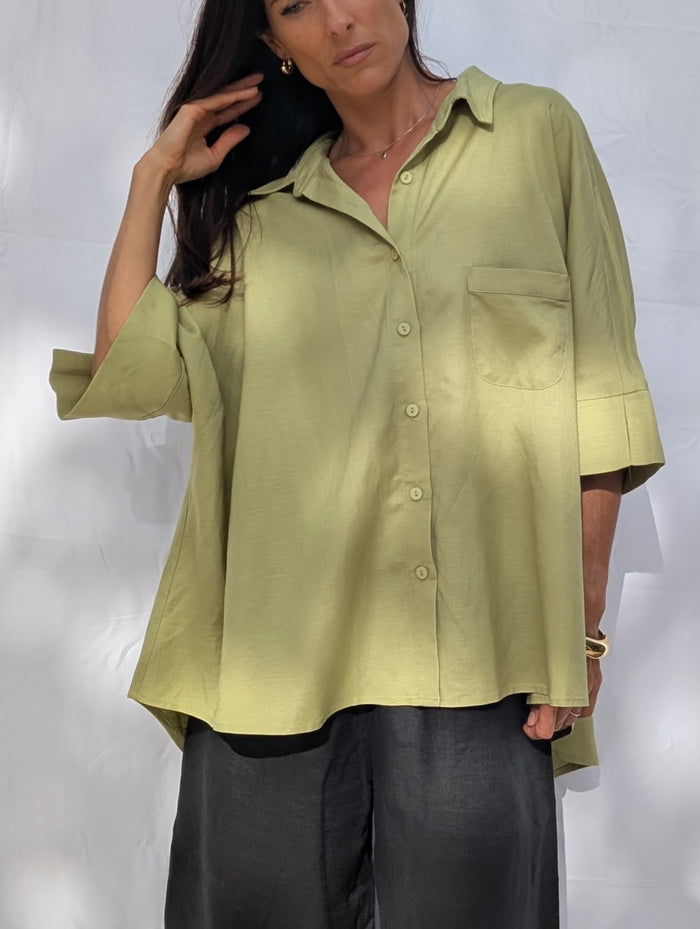 COAST SHIRT ~ PISTACHIO
