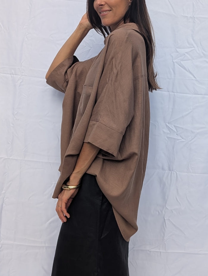 COAST SHIRT ~ MOCHA