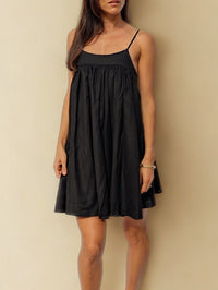 VIENNA MINI DRESS ~ BLACK