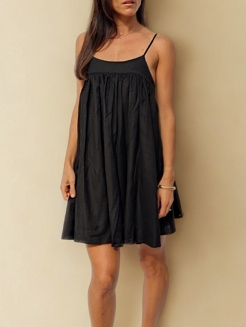 VIENNA MINI DRESS ~ BLACK