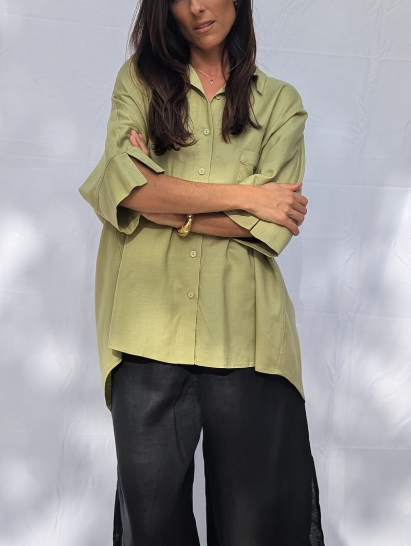 COAST SHIRT ~ PISTACHIO