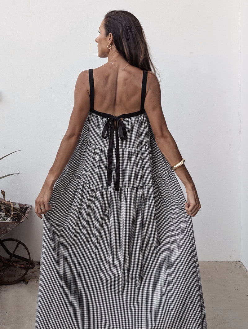 PRE-ORDER ~ FLORENCE MAXI DRESS ~ GINGHAM