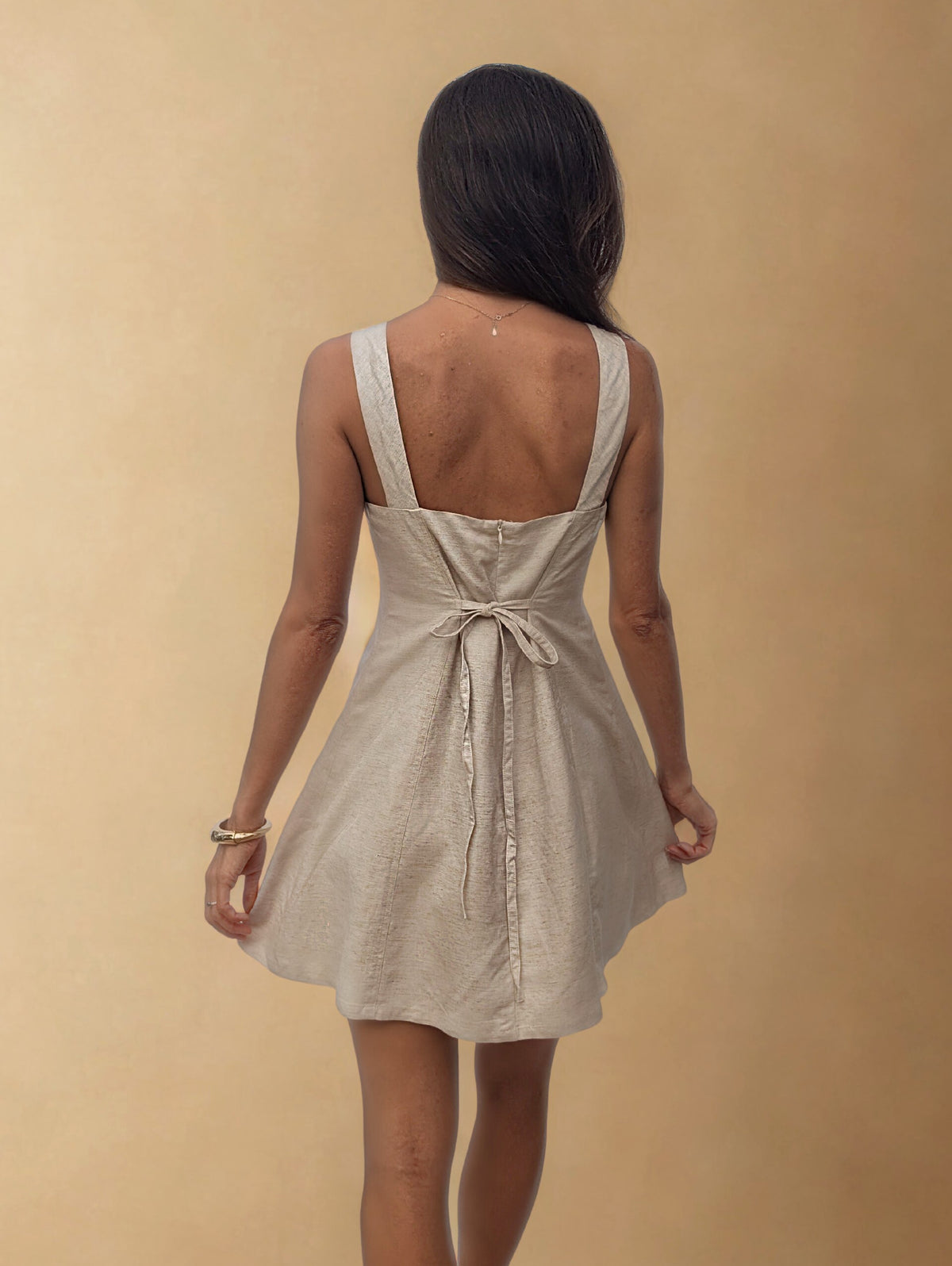 PIPPA MINI DRESS ~ NATURAL