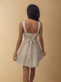 PIPPA MINI DRESS ~ NATURAL