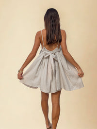 VIENNA MINI DRESS ~ NATURAL