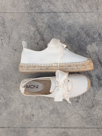 Lacey Espadrille Sneakers ~ White
