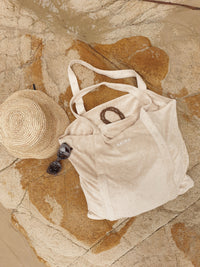 Moni Terry Towelling Tote - Sand