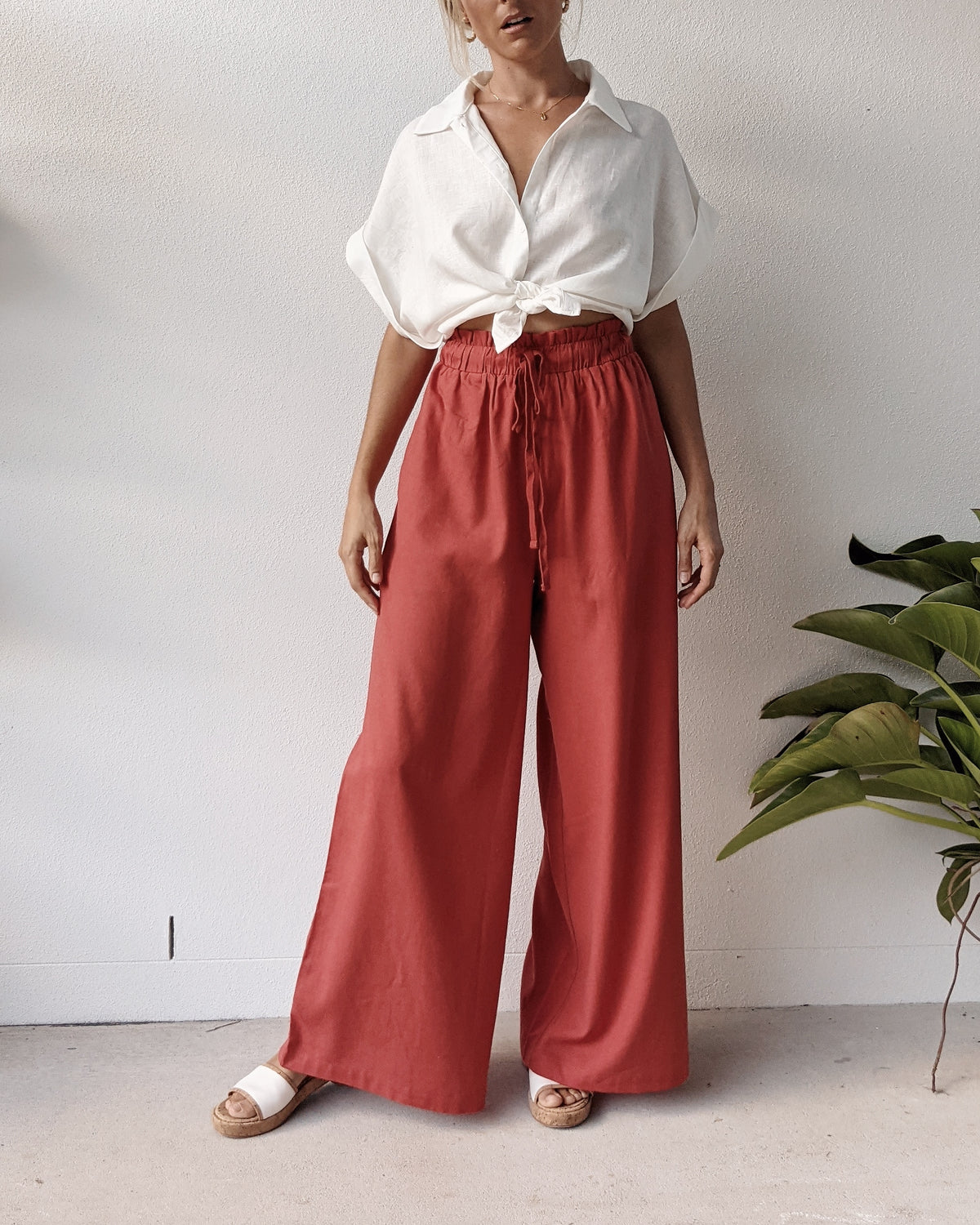 PRE-ORDER ~ BEAU PANTS ~ CRIMSON