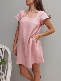 PRE-ORDER ~ ALBA MINI DRESS ~ BLUSH