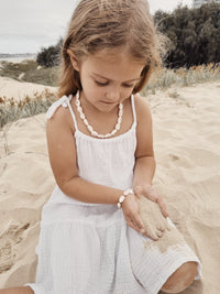 Mahali Shell Bead Necklace ~ Children Size