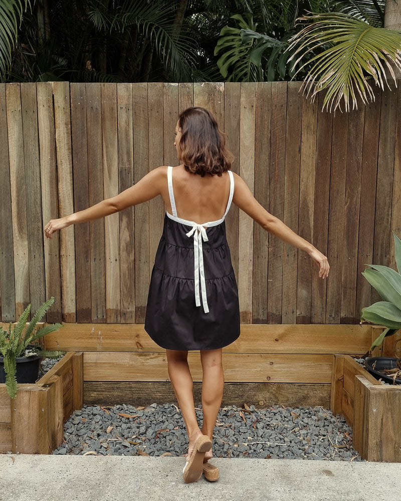 FLORENCE MINI DRESS ~ BLACK