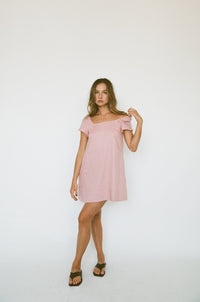PRE-ORDER ~ ALBA MINI DRESS ~ BLUSH