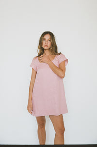 PRE-ORDER ~ ALBA MINI DRESS ~ BLUSH