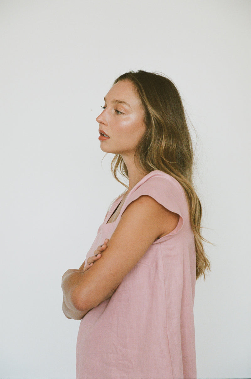 PRE-ORDER ~ ALBA MINI DRESS ~ BLUSH