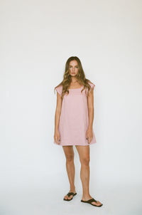 PRE-ORDER ~ ALBA MINI DRESS ~ BLUSH