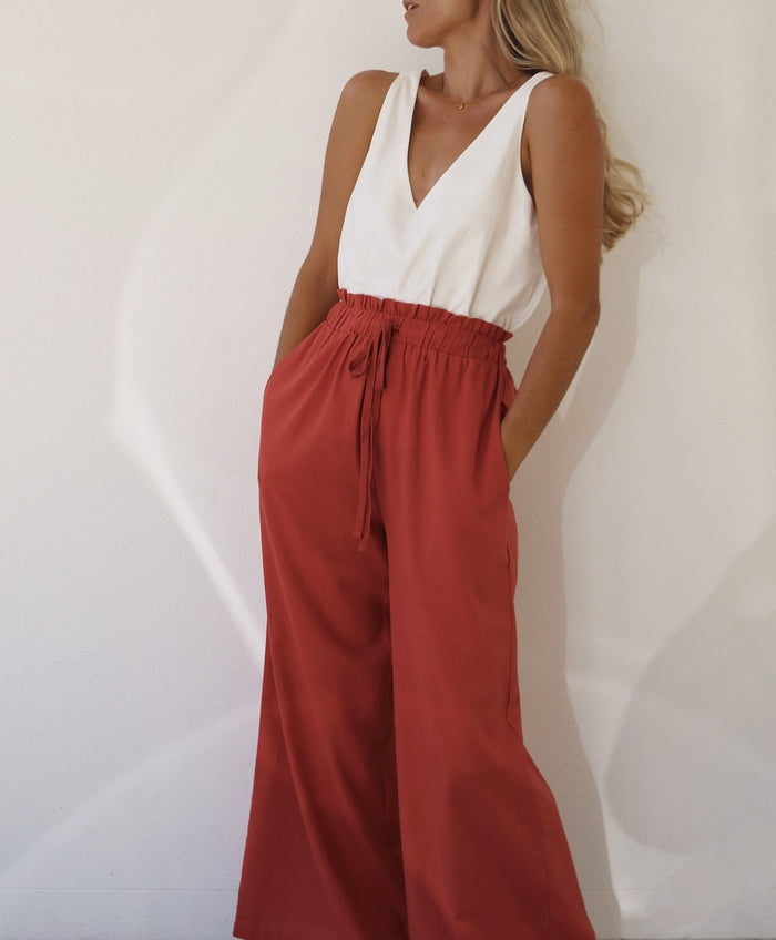 PRE-ORDER ~ BEAU PANTS ~ CRIMSON
